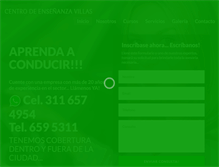 Tablet Screenshot of conducirvillasespecializadas.com